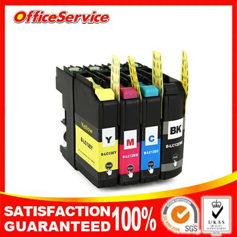 

4 color Compatible Inkjet Cartridge  LC12E  XXL Full Ink For Brother  MFC-J6925DW printer  with chip
