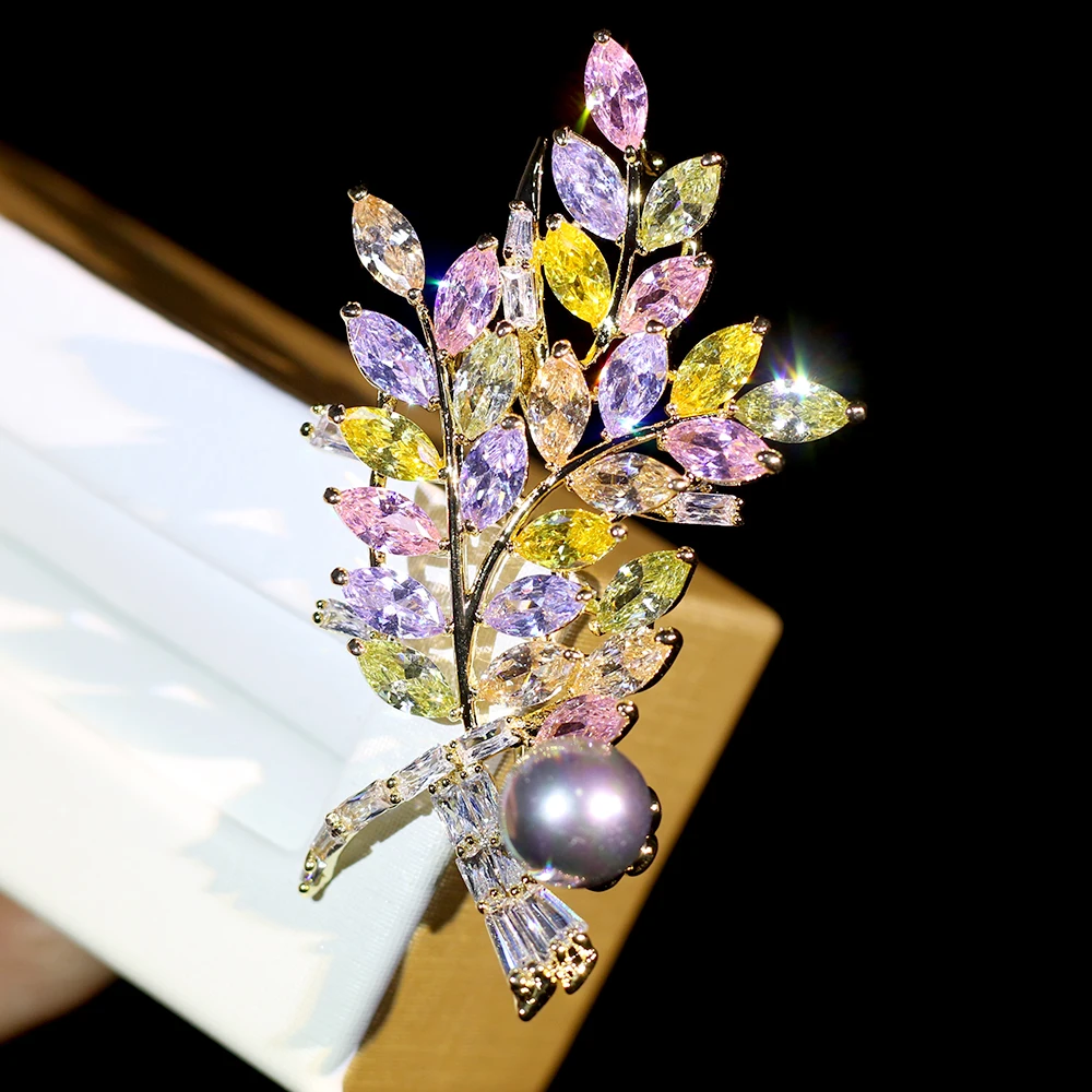 ASNORA dama de lujo, разноцветная брошь, булавка, vestido de la joyeria regalo de Navidad
