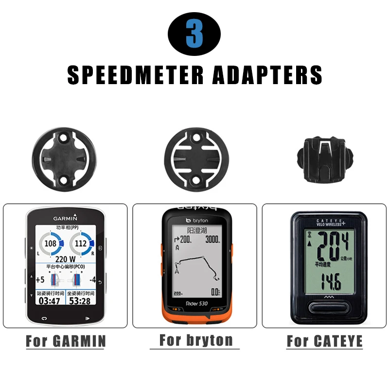 Велосипедный кронштейн для руля Speedmeter для GARMIN Bryton CatEye GoPro подставка для фонарика держатель кронштейна