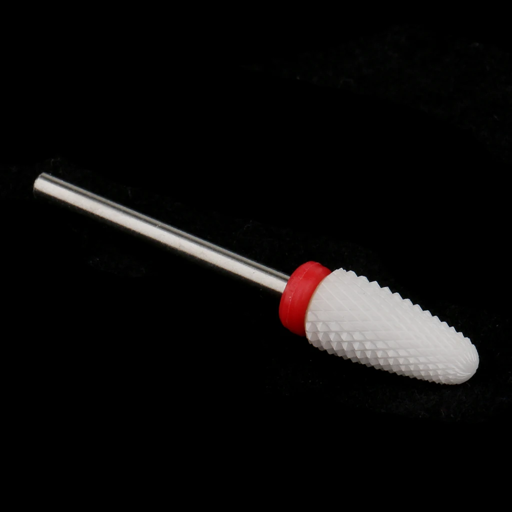 Nail Art Polishing Grinding Head Ceramic Electric Drill Bit Corn Medium Mounted Grinding Stone Head Electric Manicure Cutter