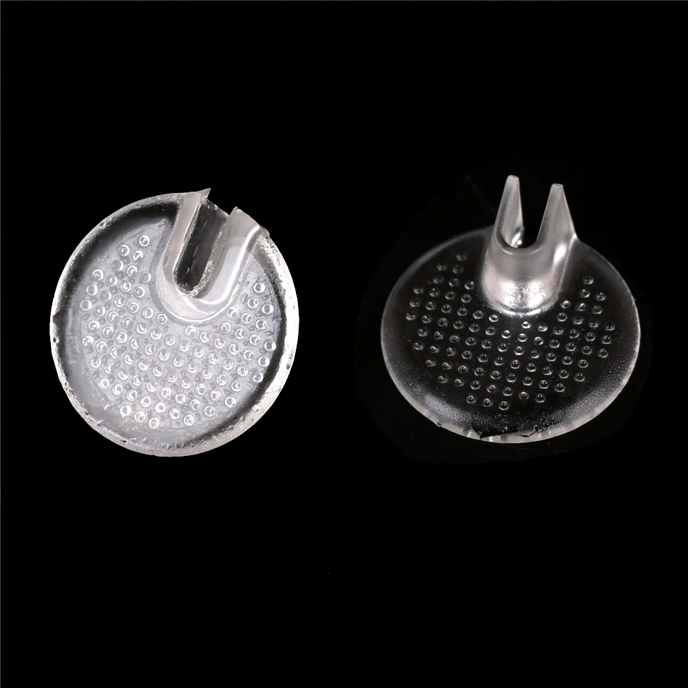 

2PCS Soft Silicone Forefoot Pad Flip Flops Pad Summer Slippers Transparent Cushion Relieve Pain for Shoes Sandals Toe Separator
