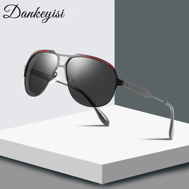 

DANKEYISI Pilot Sunglasses Men Polarized Sunglasses Male Female Classic Lady Mirror Driving Sunglass Women Uv400 Metal Frame