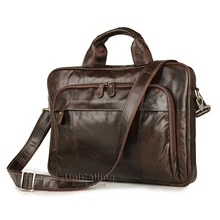 Leather laptop bag 15 inch brand high-grade quality genuine leather business men bag handbag real cow leather fashion men bag