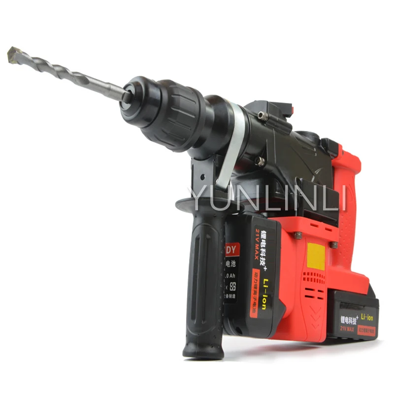Cordless Electric Hammer Electric Pick Electric Drill Wireless multi function Lithium Battery