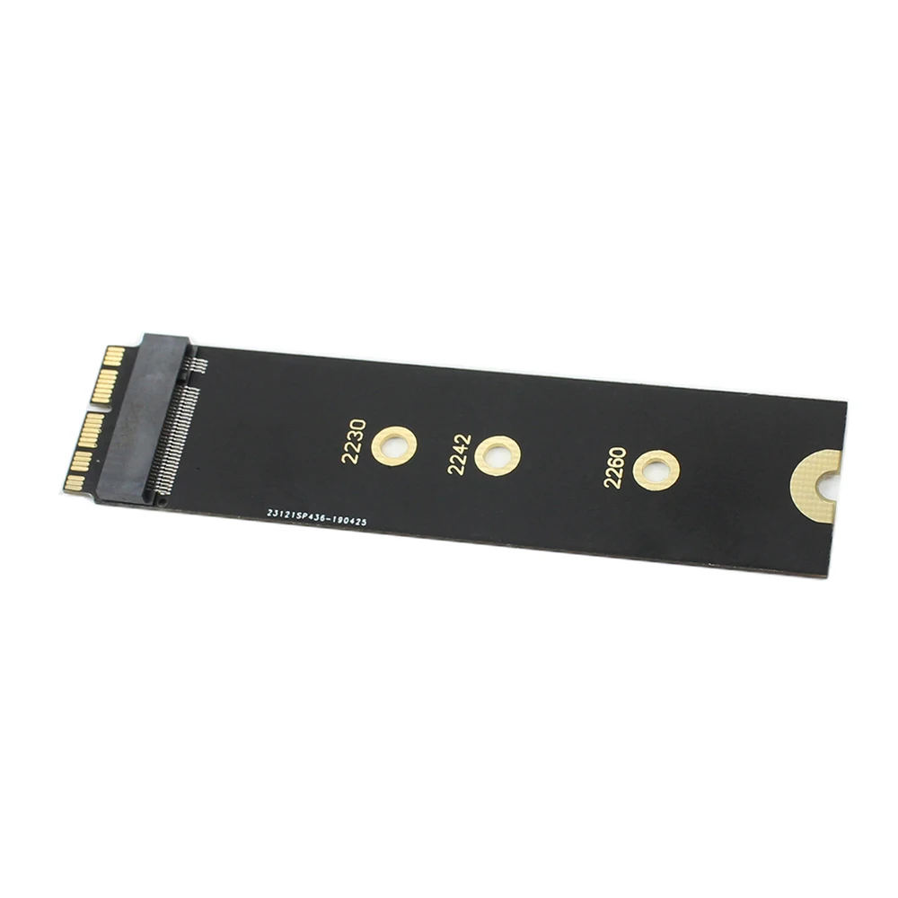 M.2 SSD Adapter Card NVMe PCIe M.2 NGFF to SSD for Macbook Air Pro 2013 2014 2015 A1465 A1398 2280 PCIE x4 for Apple Laptop