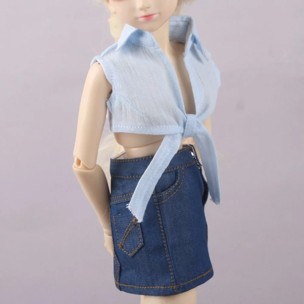 [Wamami] 80# синяя блузка для девочек, рубашка 1/4 MSD AOD DZ BJD, кукла для девочек