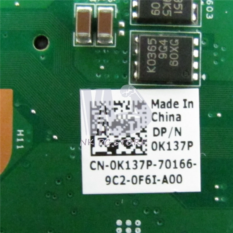 Cn-0k137p 0k137p k137p основная плата для Dell Inspiron 1440 Материнская плата ноутбука 48.4bk09.011 DDR2 GM45 Процессор