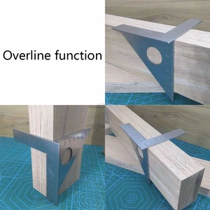 Деревообработка линейка квадратный макет, треугольная стропа 45 degreen 90 градусов метрический Калибр MAY30 Прямая поставка - изображение