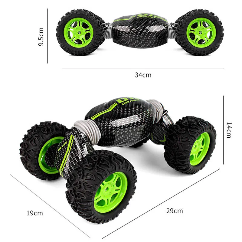 1:12 4WD Радиоуправляемая машинка двухсторонняя 2 4 ГГц брелок для трансформации