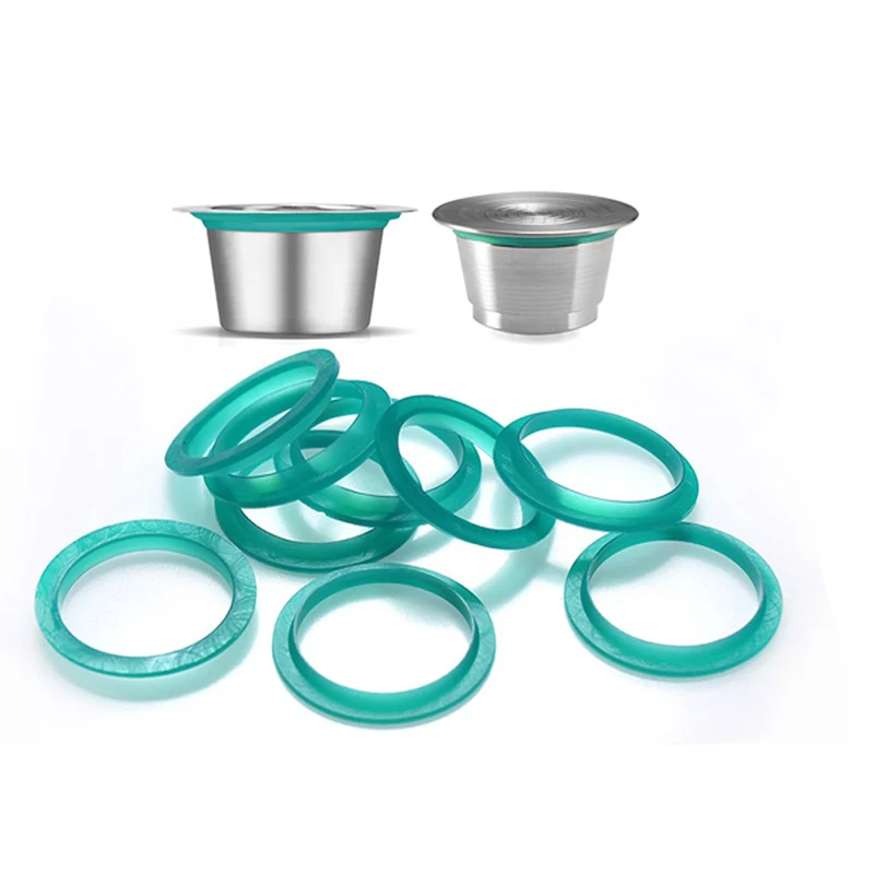 

Food Grade Silicone Replacement Ring Coffee Capsule Sealing Ring Compatible With Nespresso Refillable Reusable Coffee Capsules
