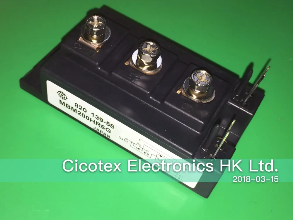 

MBM200HR6G IGBT MODULE RANGE WITH SOFT AND FAST (SFD) FREE-WHEELING DIODES
