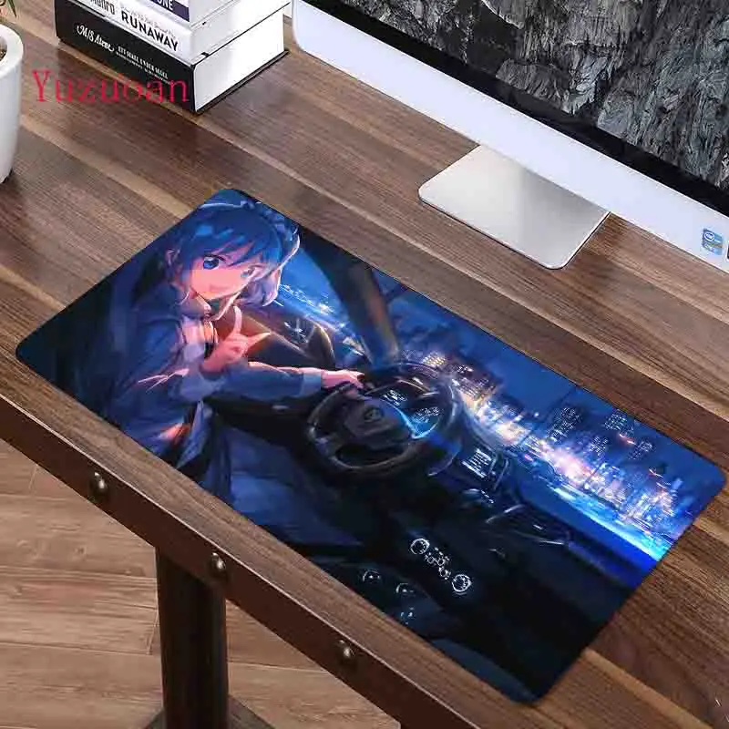 

Yuzuoan 900x400X3MM XL Large Overlock Mouse pad Sexy Japanese Anime Hatsune Miku Game Gamer gaming Grande Mousepad keyboard mat