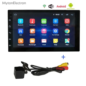 

2 Din Android radio bluetooth GPS Navigation wifi Stereo 1024*600 PC Table Car Multimedia Player rearview backup Parking camera