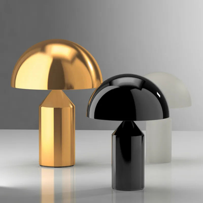 

Italy Designer Oluce Mushroom Metal Table Lamp For Living Room Bedroom Bedside Study H 50cm Ac 8-265v 1405
