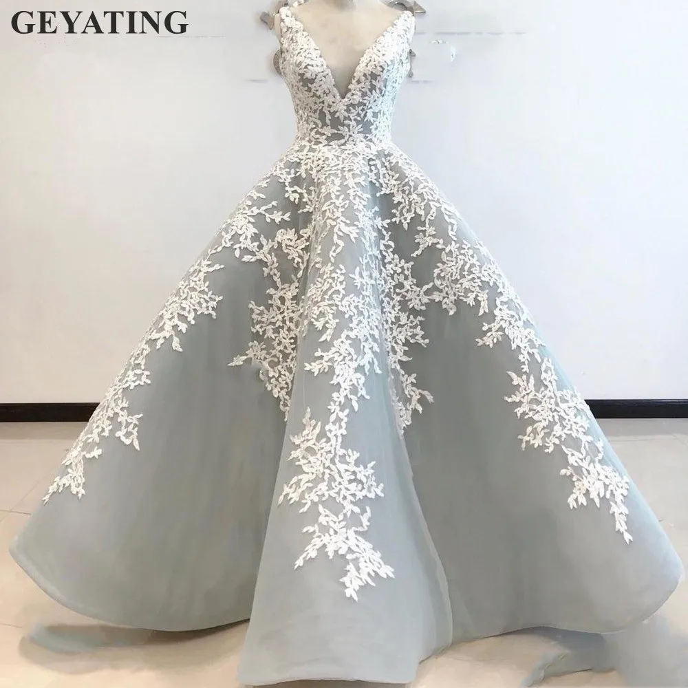 silver ball gown