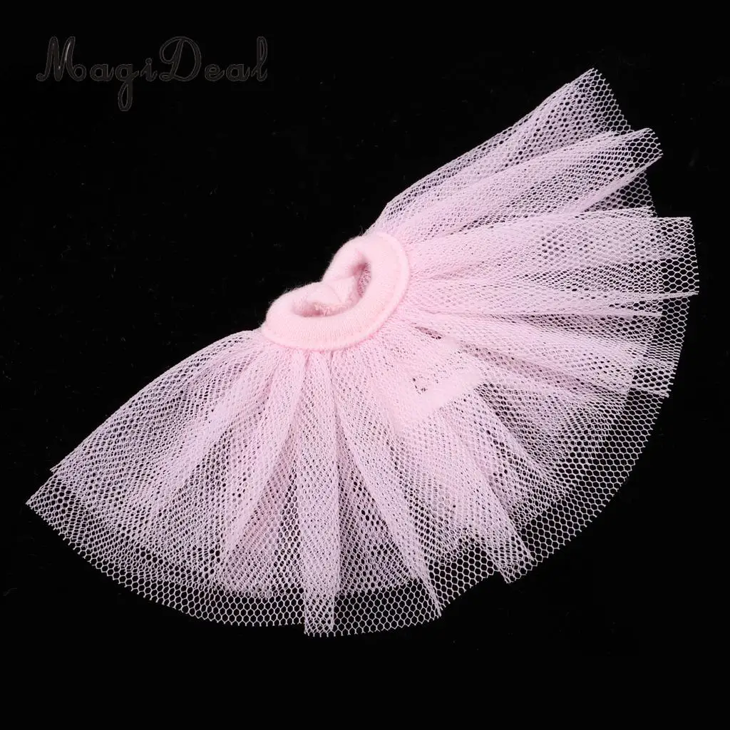 Handmade Beautiful Mesh Skirt for 1/6 BJD Girl Dolls Party Dress Up Clothing Accessories