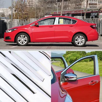 

A Set Window Pillars Window Sill Molding Trim Exactly Fitted For Chevrolet Cruze 2015