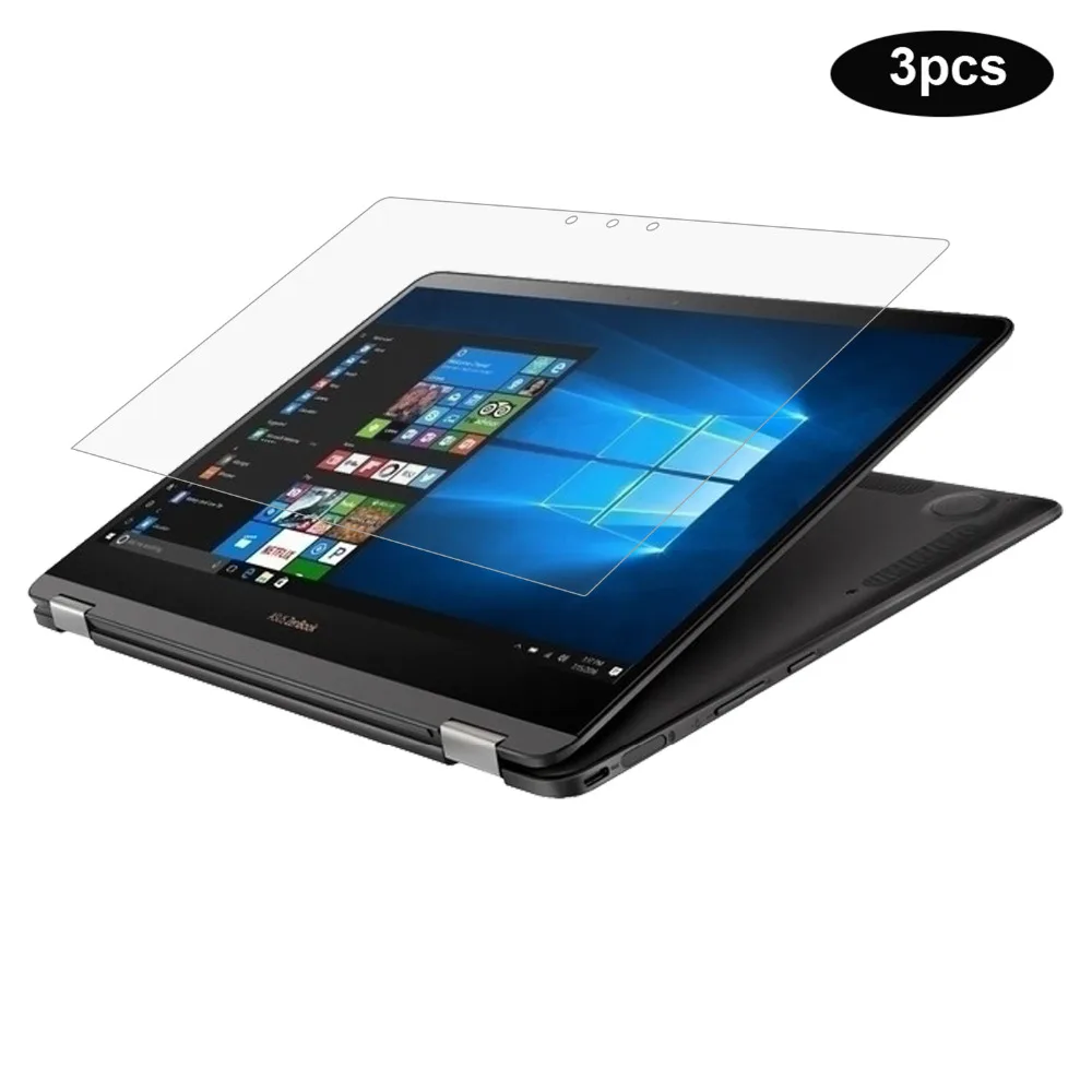 

3pcs Notebook HD Crystal Clear LCD Screen Guard Film for ASUS ZenBook Flip S UX370UA UX370 13.3 inch Laptop Screen Protector