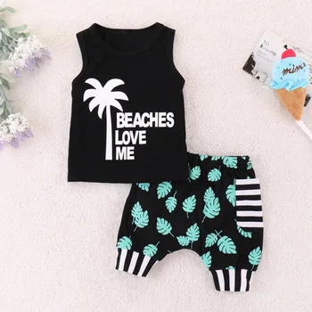 

Toddler Summer Kid Boy Clothes Fashion Cartoon Print T-shirt+Shorts Boys Outfits Kids Clothing For Boys Casual Sets