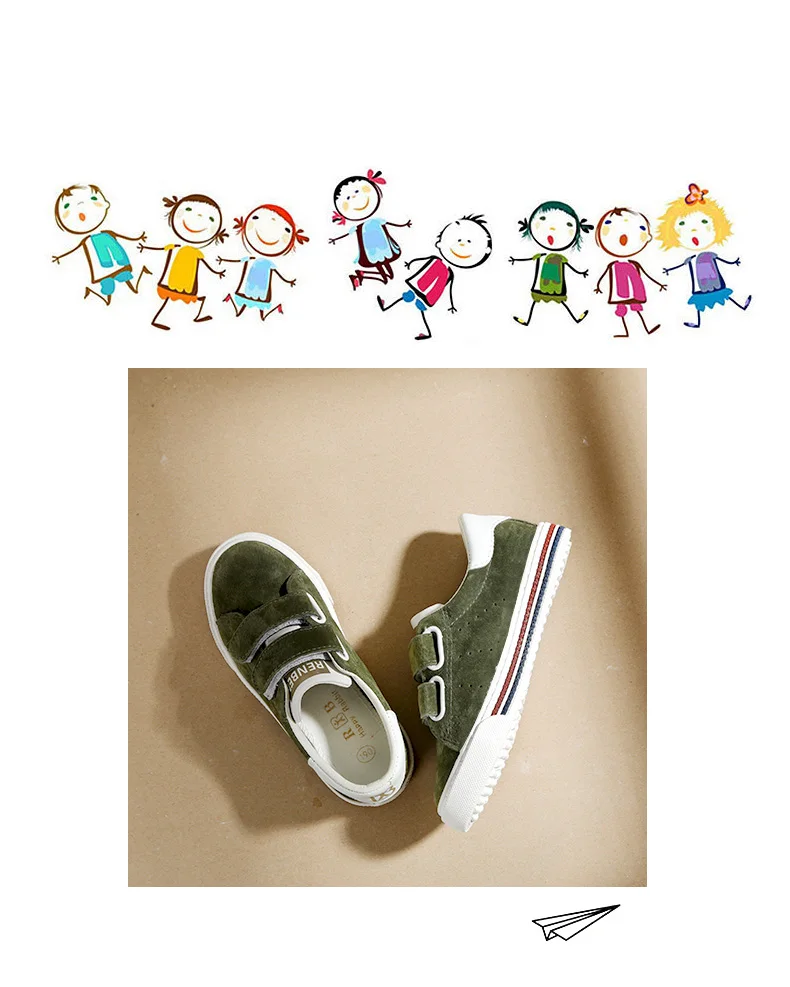 Kids shoes boys pigskin leather child spring autumn new boys girls shoes children casual shoes students running shoes