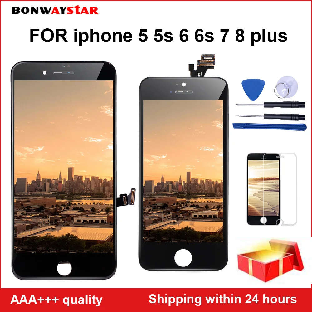 

Replacement Assembly AAA+++ LCD Display For iPhone 5 5s SE 6 screen OEM Digitizer for 7 8 6s Plus 3D Touch LCD Table Panel +gift