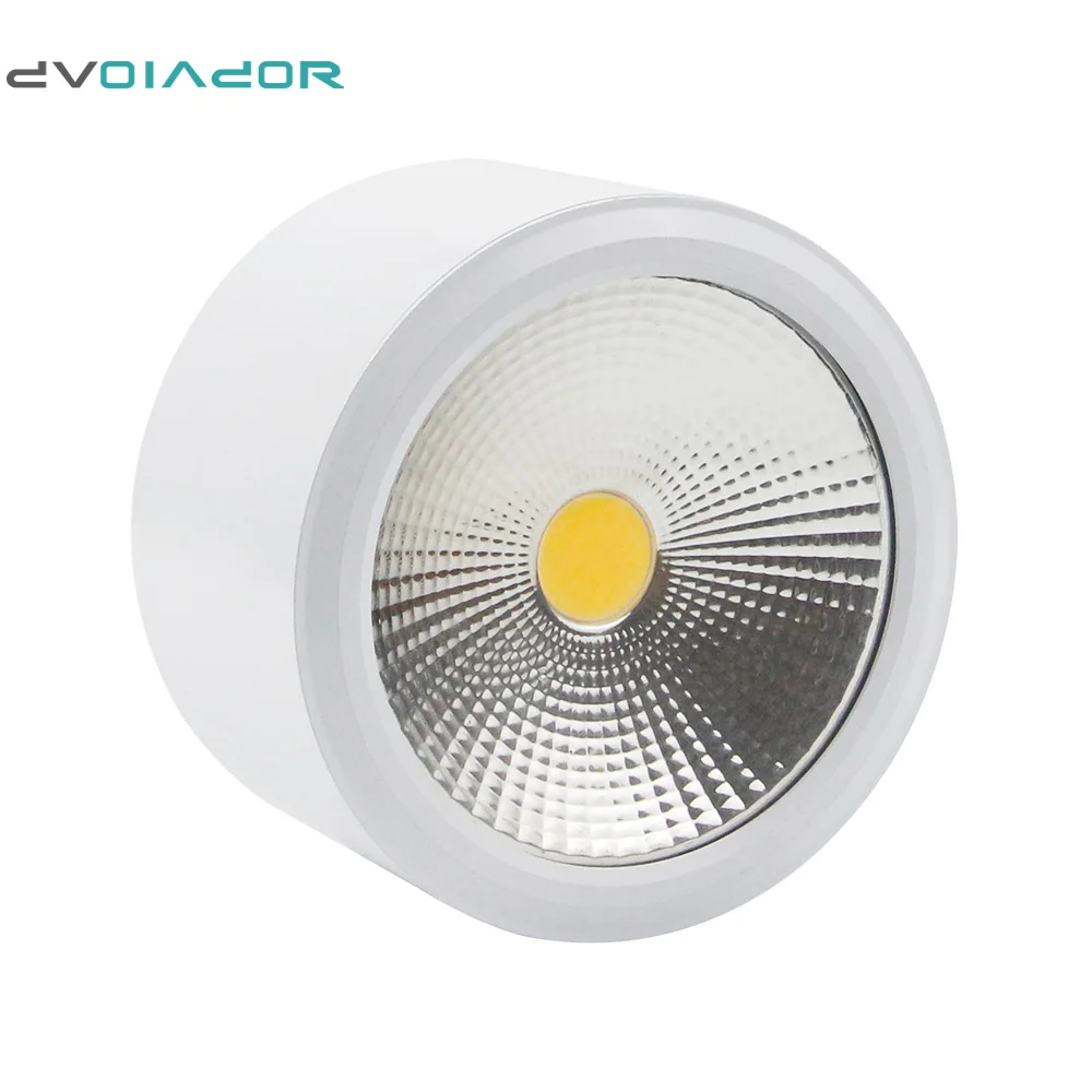 

DVOLADOR Dimmable 3W 5W 7W 10W LED COB No Cut Ceiling Lamp Surface Mounted LED Downlig LED Spot Light AC220V/110V Home Lighting