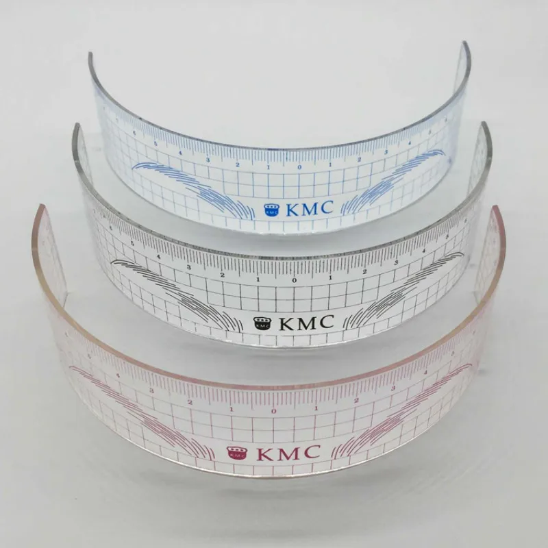 

2pc New Fashion U Type Plastic Tattoo Eyebrows Ruler Cosmetic Shaping Tool For the Beginners Use
