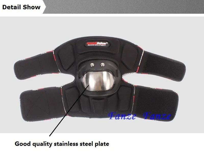 1 пара мотоциклетных наколенников из нержавеющей стали для гонок, наколенников, защитный кожух для спорта на открытом воздухе, Тактическая защита