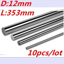 Free Shipping 12-353mm long 12mm L353mm linear shaft linear rail bushing shaft cnc linear rail 12mm rod cnc parts 3d printer Free Shipping 12-353mm long 12mm L353mm linear shaft linear rail bushing shaft cnc linear rail 12mm rod cnc parts 3d printer