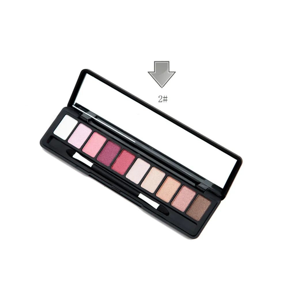 

Shimmer Matte Natural Fashion Eye Shadow Make Up Light Eyeshadow Cosmetics Set With Brush 10 Colors Eye Makeup Palette 5.20DJL