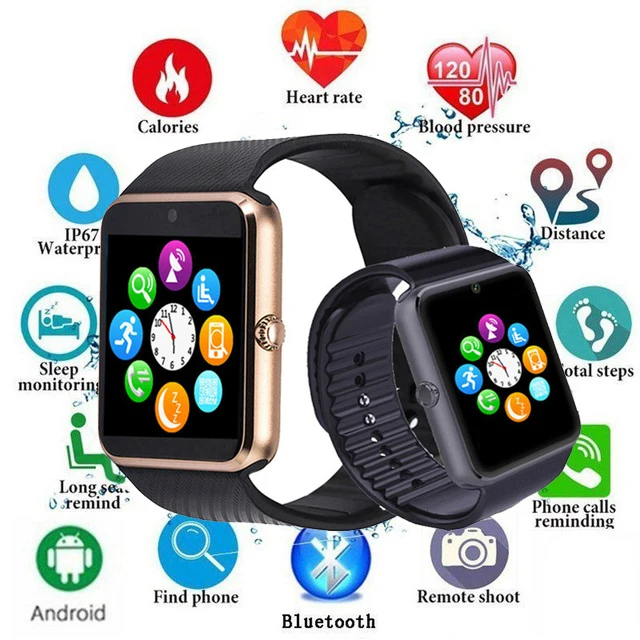 

HOT Men Smart Watch Clock Sync Notifier Support Sim TF Card Bluetooth Connectivity Android Phone Smartwatch Alloy Smartwatch X6