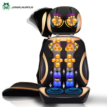 JinKaiRui Vibrating Electric Cervical Neck Back Body Household Massage Chair Massage Pad Muscle Stimulator with Heating