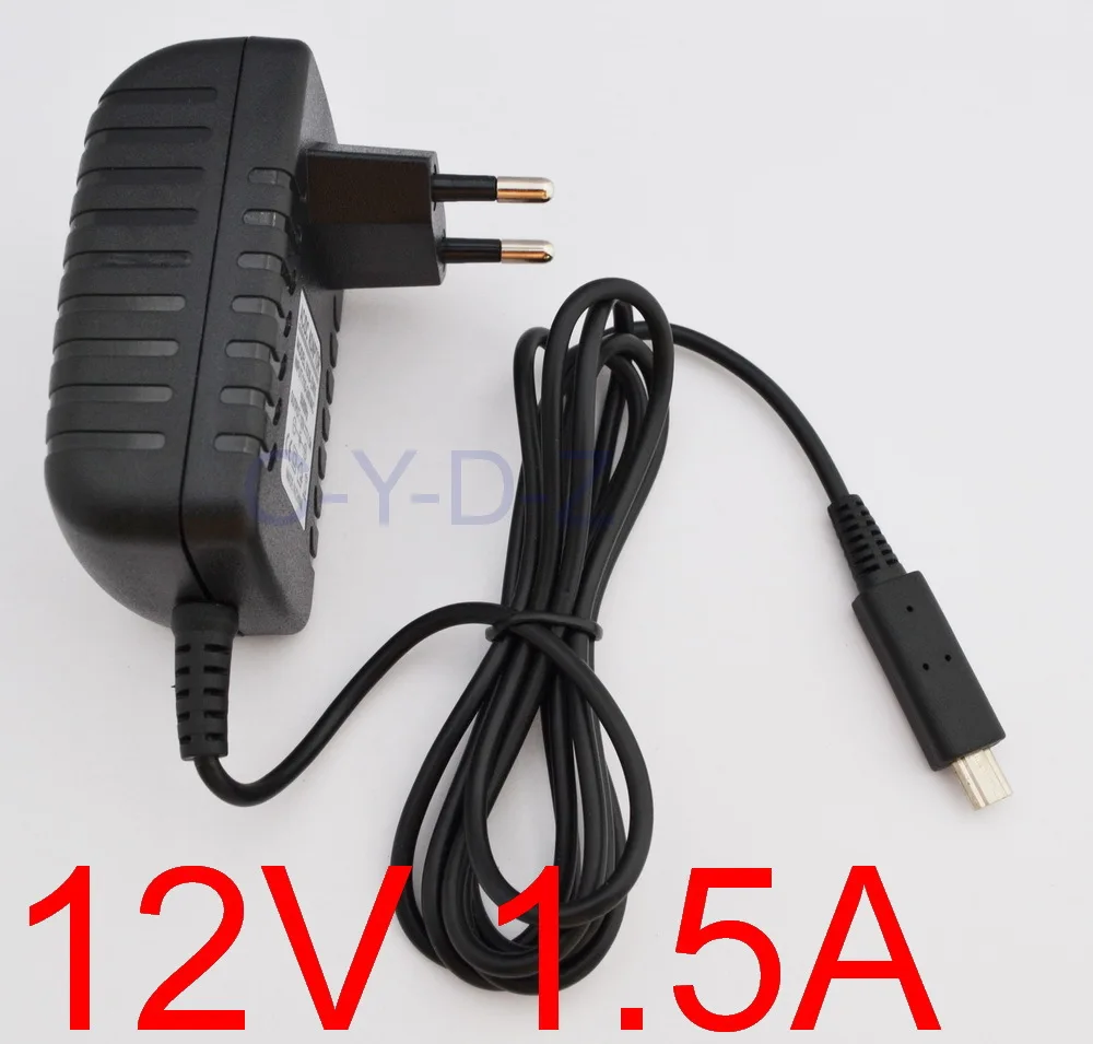 AC 100V 240V Converter Adapter DC 12V 1.5A 1500mA Power Supply EU Plug