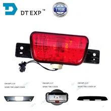 Rear Spare Tire Cover rear Bumper Light Fog Lamp for Mitsubishi Pajero Shogun v87 v93 v97 2007 2008 2009 2010 2011 2012 -2017