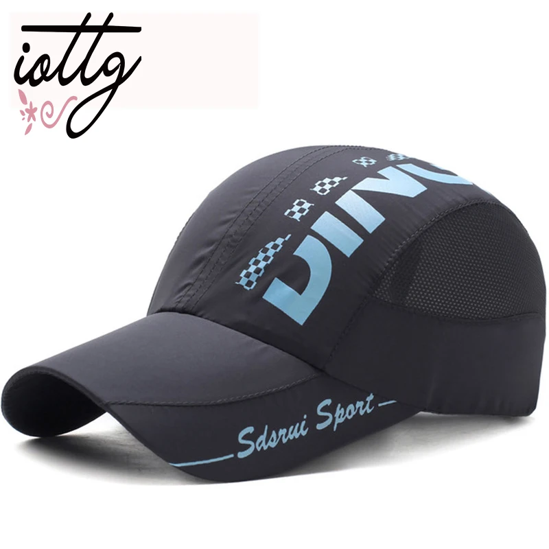 

IOTTG Fashion Baseball Cap Quick Drying Mesh Caps Men Women Sun Hats Lightweight Sports Hat Breathable Runners Cap Dad Caps