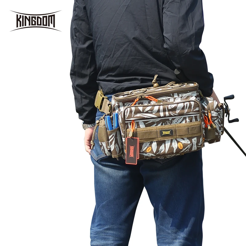 Сумка для рыбалки Kingdom 1000D водонепроницаемая нейлоновая сумка большой емкости