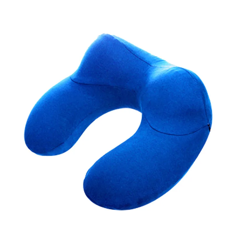 Inflatable Pillow Travel Air Cushion Camping Beach Car Head Rest Support camping equipment outdoor #2y14 (4)