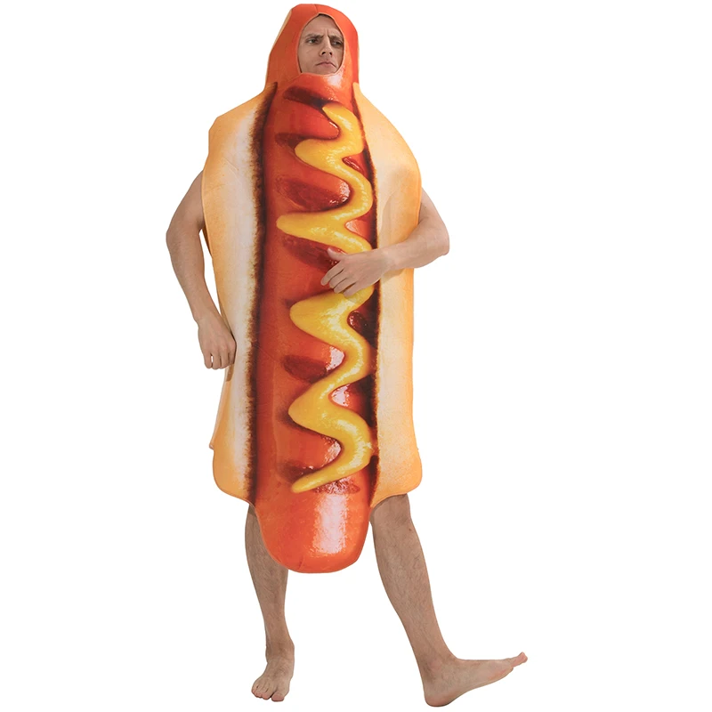 Eraspooky-Men-s-Funny-3D-Print-Food-Sausage-Hot-Dog-Costumes-Halloween-Adult-One-Piece-Hooded