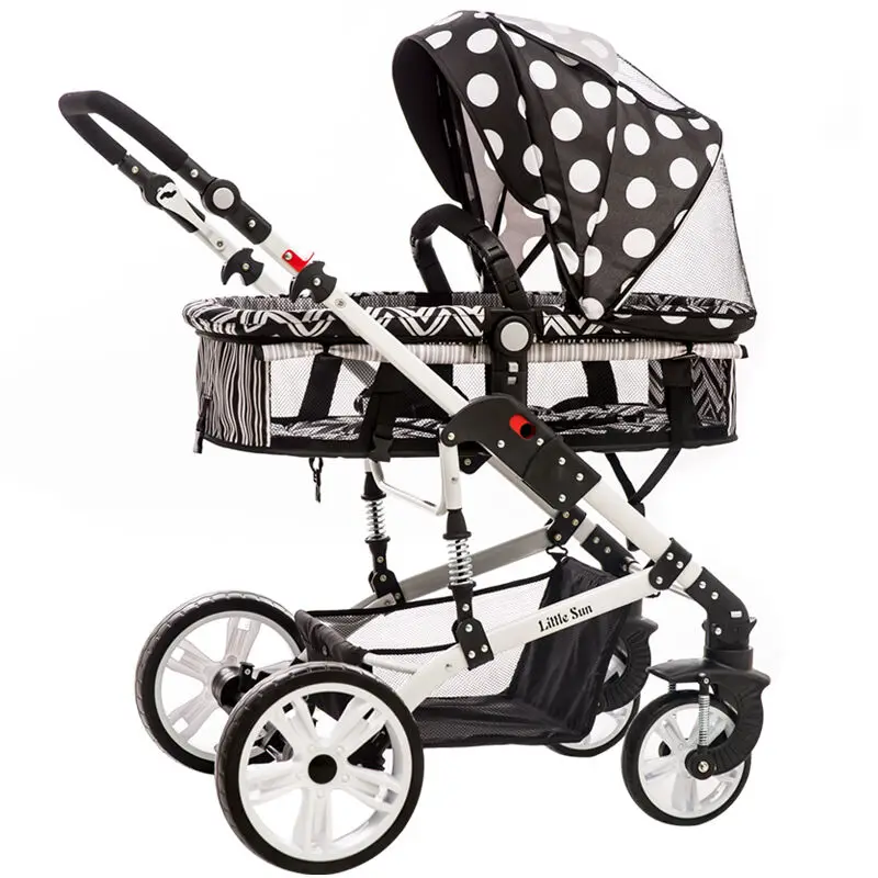 

Small Sun Baby Stroller Can Sit, Lie High Landscape, Four Wheel Shock Absorbers, Wide Width Two-way Cart, Summer