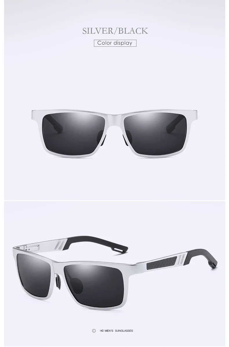 YSO, солнцезащитные очки, мужские, поляризационные, алюминиево-магниевая оправа, солнцезащитные очки, очки для вождения, квадратные, очки, очки, аксессуары для мужчин, 6560