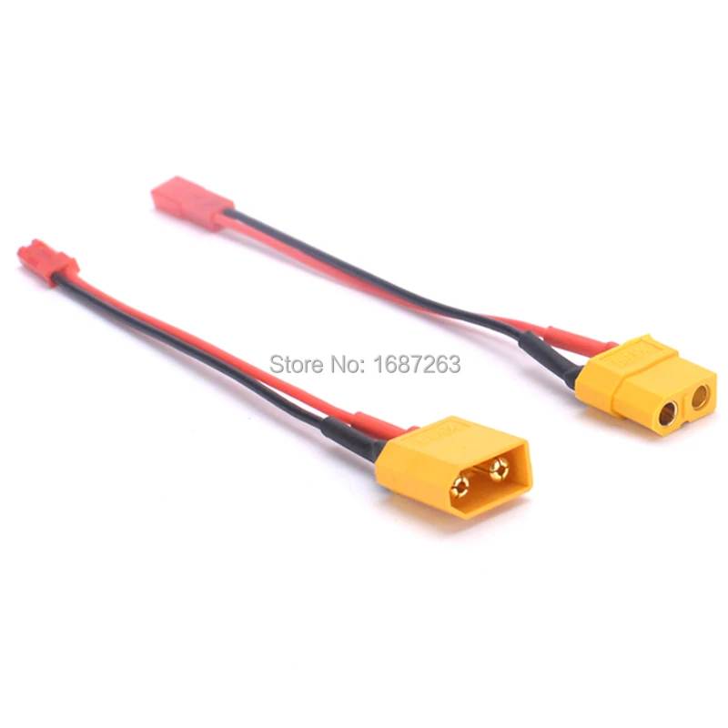

XT30 XT60 T Plug Male / Female to JST Connector Charging Adapter Cable Converter Lead 22AWG for RC Hobby Battery FPV RC Models