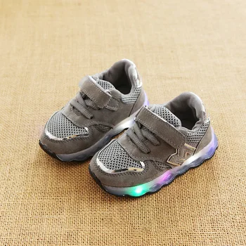 

2018Luminous Shoes For Girl Kids Boys Sneakers Spring Autumn Boy Shoes Breathable Newly Children Shoes 2018A