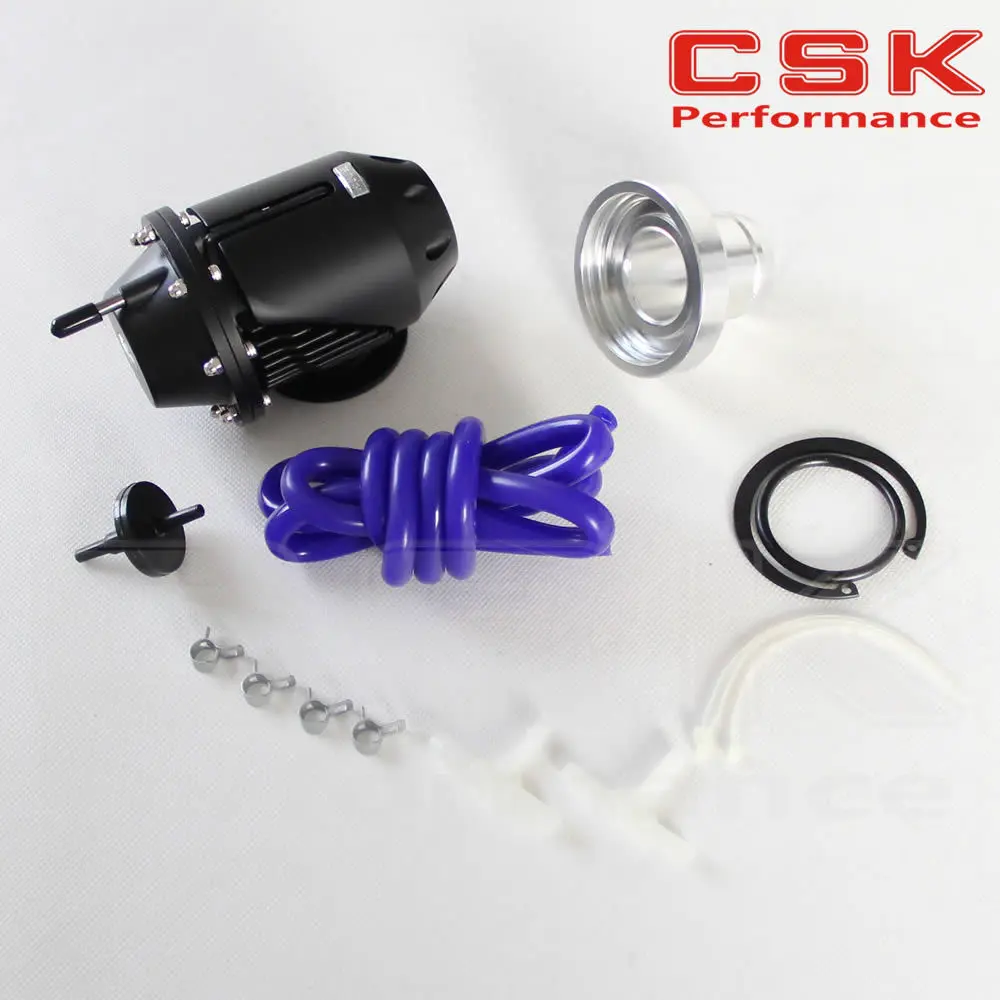 Universal BOV SQV SSQV 2 II Turbocharger Turbo Blow Off Valve JDM BLACK