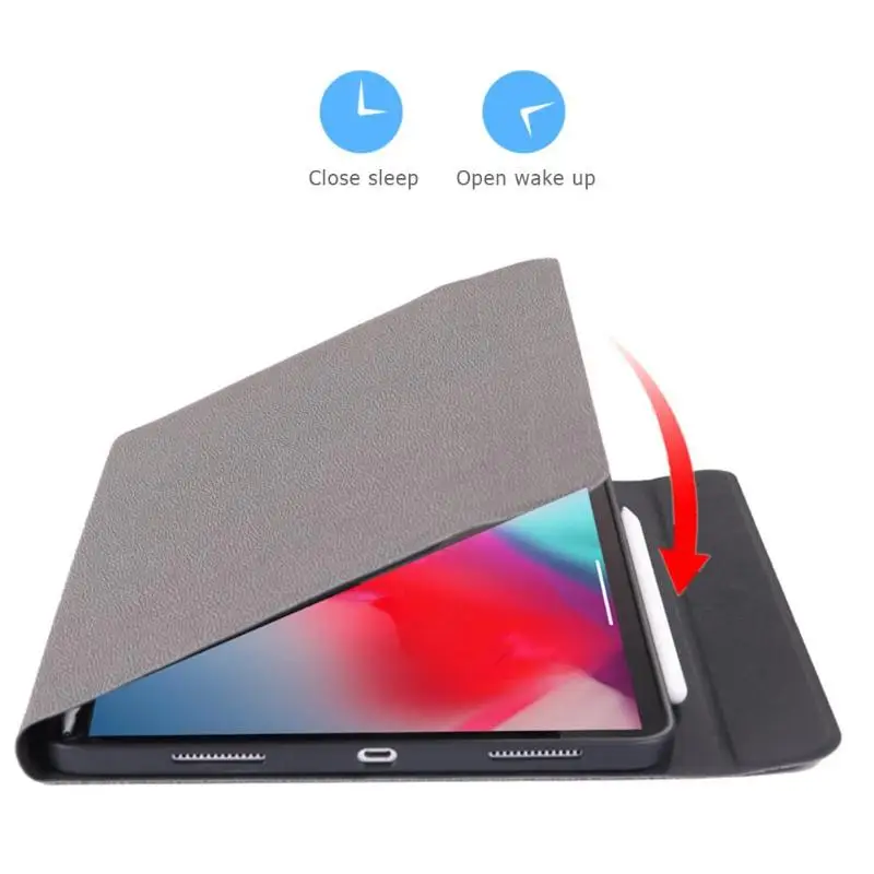 Чехол из искусственной кожи со съемной беспроводной клавиатурой Bluetooth для iPAD Mini 4/5