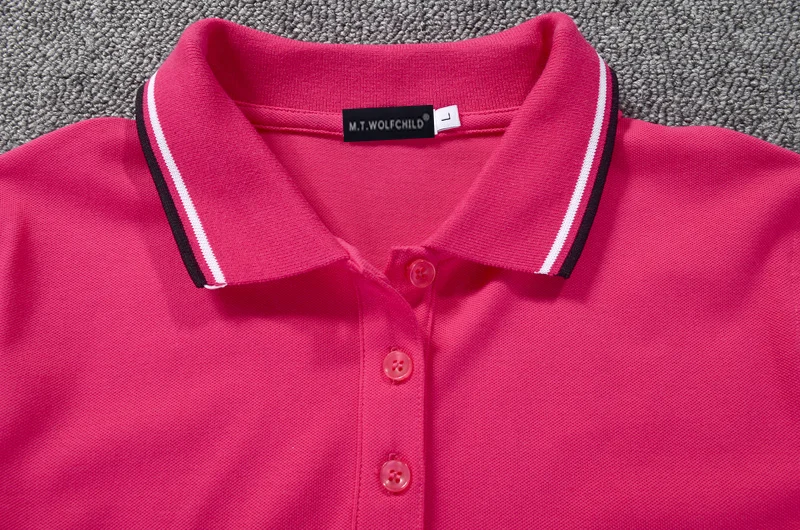 Marca de Verão para Mulheres Moda Bordado Cavalo Grande Manga Curta Polos Camisas Casuais Algodão Feminino Lapela t Magro Senhoras Topos 2021 4 High Quality Moda Feminina