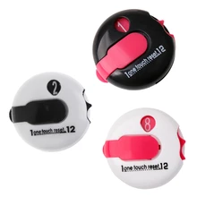 3 Pieces Assorted Mini Portable Golf Stroke Shot Putt Score Counter Keeper Golf Golf Training Aids Accessories