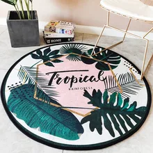 INS, тропический скандинавский круглый ковер для гостиной, компьютерный стул, коврик для детской игровой палатки, коврик для гардеробной и ковра
