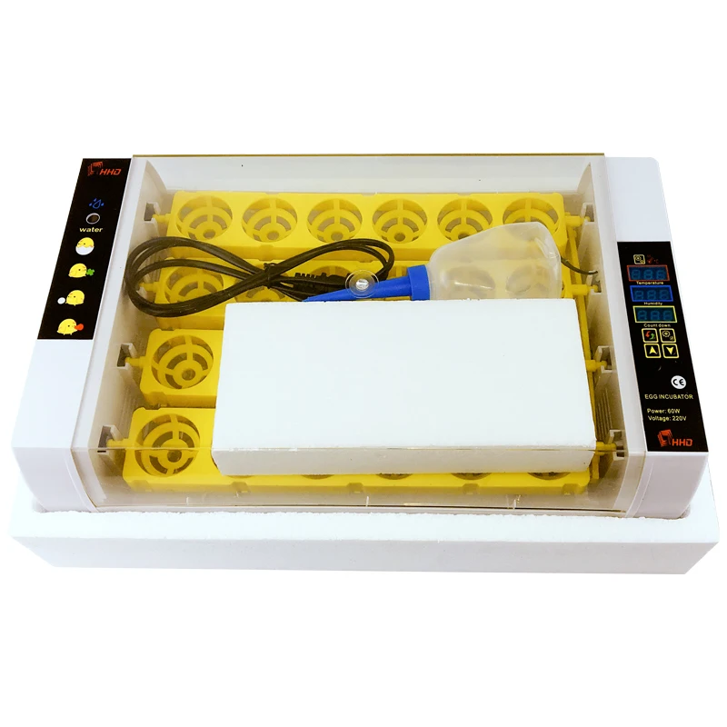 Adeeing 24-hole Double-fan Automatic Egg Incubator Temperature Control Hatcher for Hatching Chicken Duck Bird Quail Poultry Adeeing 24-hole Double-fan Automatic Egg Incubator Temperature Control Hatcher for Hatching Chicken Duck Bird Quail Poultry