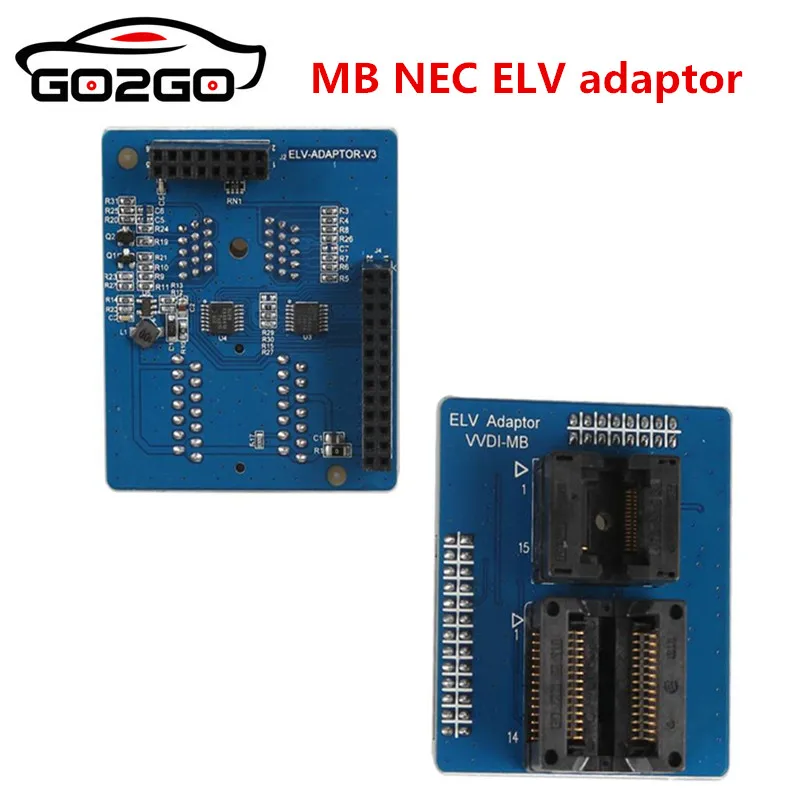 

100% Origional VVDI MB NEC ELV adapter work together with MB BGA tool to reprogram key