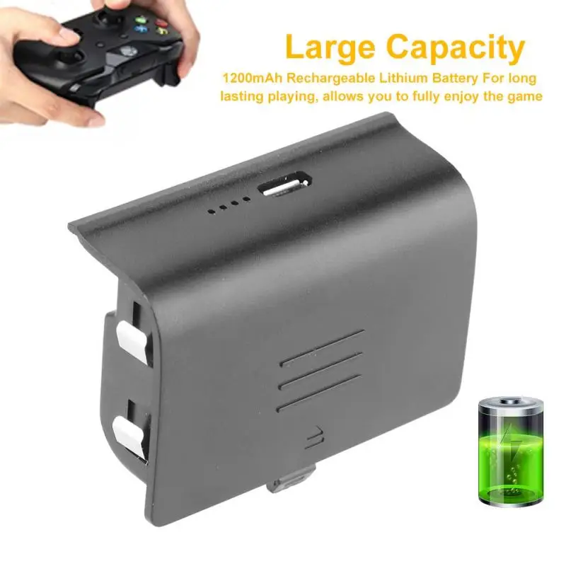 1200mAh Rechargeable Battery Pack Charging Cable For Xbox One Handle...